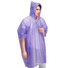 Ponchos de chuva descartáveis ​​para formas pesadas promocionais Ponchos de chuva